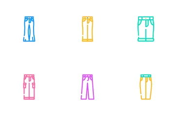 Pants Trousers Fashion Icon Pack