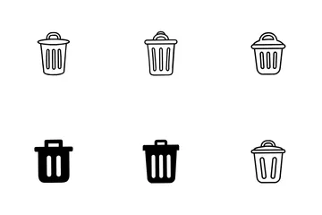 Papelera de reciclaje Icon Pack