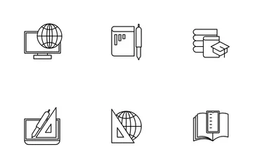 Paper And School Icon Pack