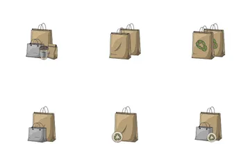 Paper Bag Icon Pack