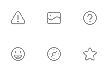 Paquete completo de línea Paquete de Iconos