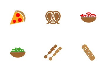 Paquete de alimentos Paquete de Iconos