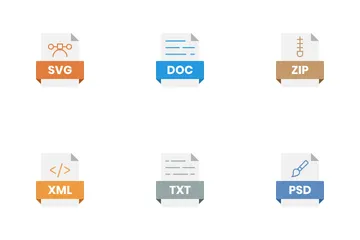 Paquete de iconos de archivos de documentos Paquete de Iconos
