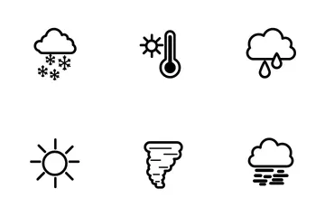 Paquete meteorológico Paquete de Iconos