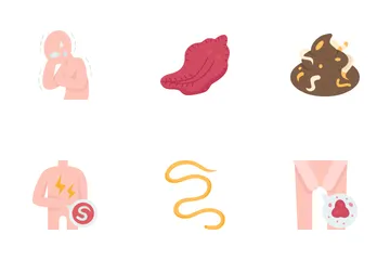 Parasitic Disease Icon Pack