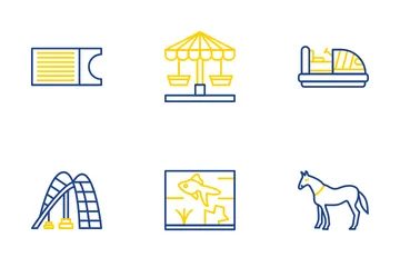 Parc d'attractions Icon Pack