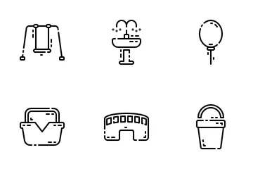 Parc et aire de jeux Icon Pack