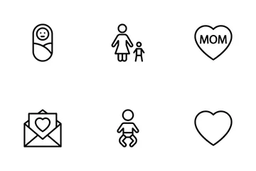 Parents Day Icon Pack