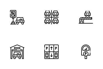 Parking & Garage Icon Pack