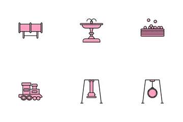 Parque infantil Icon Pack