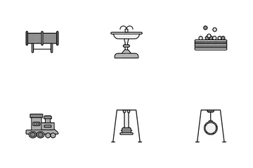 Parque infantil Icon Pack