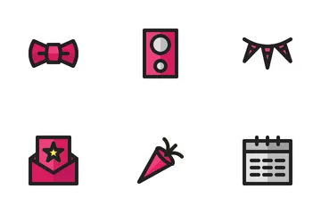 Party (Filled Line) Icon Pack
