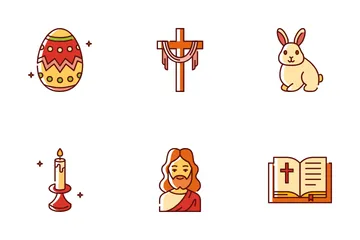 Pascua de Resurrección Paquete de Iconos