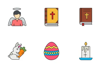 Pascua de Resurrección Paquete de Iconos