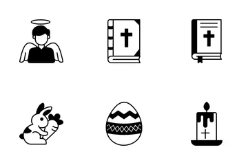 Pascua de Resurrección Paquete de Iconos