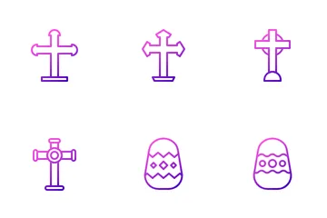 Pascua de Resurrección Paquete de Iconos