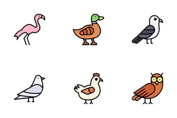 Pássaros Pacote de Ícones