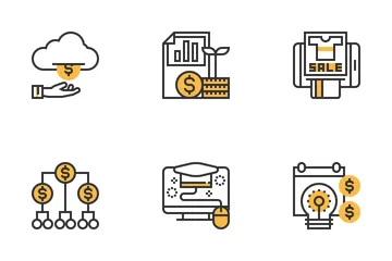 Passive Income Opportunities Icon Pack