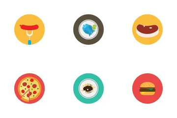 Pasti alimentari Icon Pack