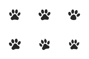 Pata de perro Paquete de Iconos