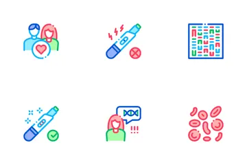 Paternity Test Dna Icon Pack