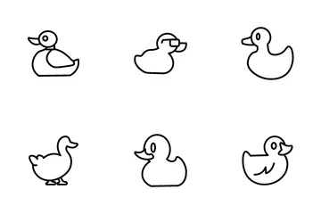Pato Paquete de Iconos