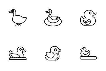 Pato Paquete de Iconos