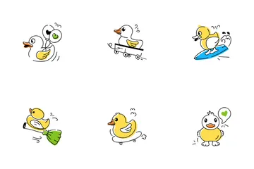 Pato Paquete de Iconos
