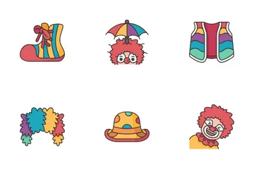 Payaso Paquete de Iconos