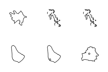 Pays 1 Pack d'Icônes