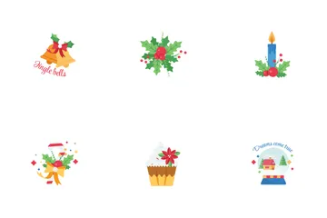 Pegatina Navidad Paquete de Iconos