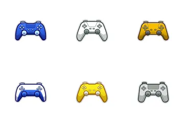 Pegatina del controlador de juego Paquete de Iconos