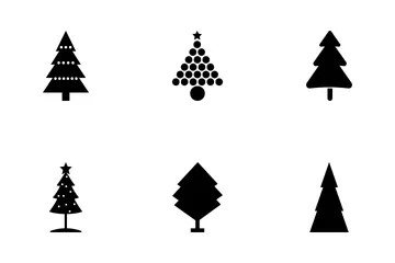 Pegatinas de árbol de Navidad Icon Pack