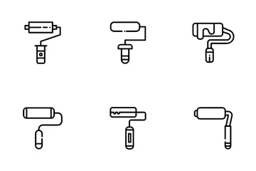 Peinture en rouleau Pack d'Icônes