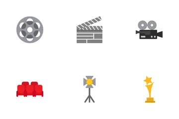 Película y cine Paquete de Iconos