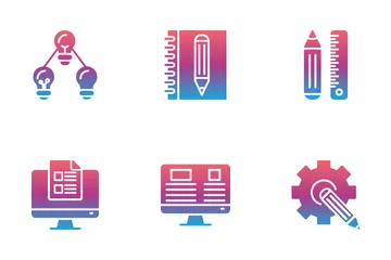 Pensamento de design Pacote de Ícones