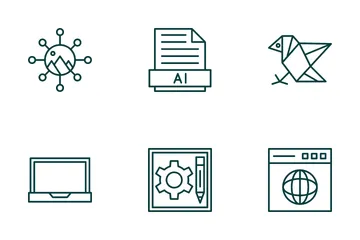 Pensamento de design Pacote de Ícones