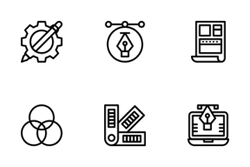 Pensamento de design Pacote de Ícones