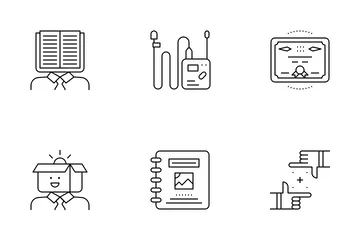 Pensamiento creativo Icon Pack