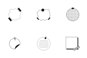 Note collante Pack d'Icônes