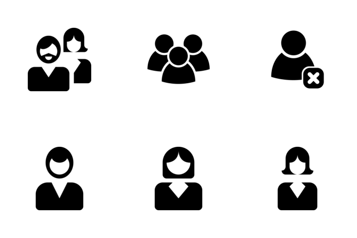 two people Icon - Free PNG & SVG 349550 - Noun Project