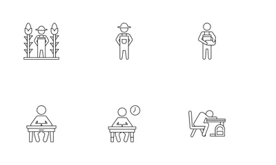 People Activity Icon Pack