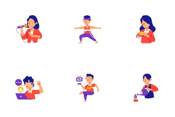 People Activity Icon Pack