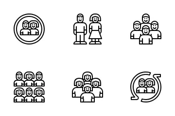 People And Population Icon Pack
