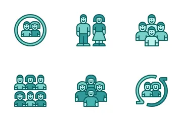 People And Population Icon Pack