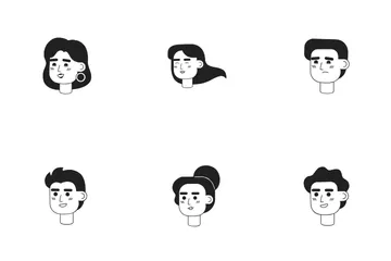 People Faces Icon Pack