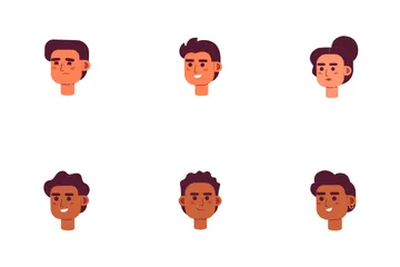 People Faces Icon Pack