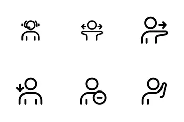 People Gestures And Signs Icon Pack