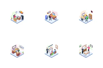 People In Office Icon Pack