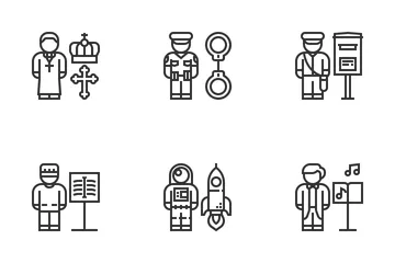 People Profession Icon Pack